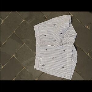 POLO Ralph Lauren Blue and White Striped Shorts